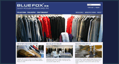 Desktop Screenshot of bluefoxgarments.com